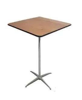 SQUARE WOOD BISTRO TABLE