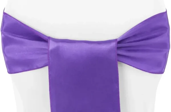 BOUCLE EN SATIN MAUVE