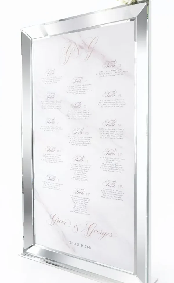 ELISON SEATING CHART WITH BACKLIT