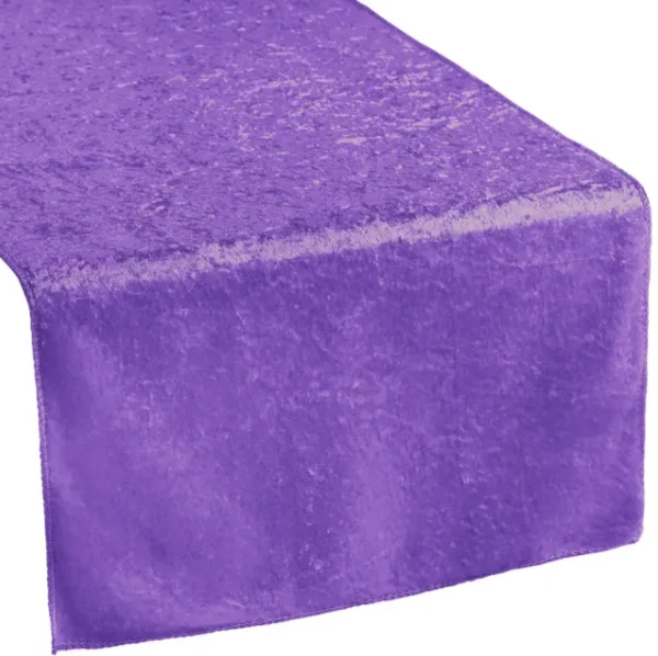 PURPLE VELVET TABLE RUNNER