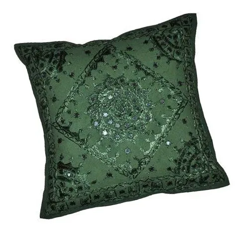 COUSSIN LOZANGE VERT