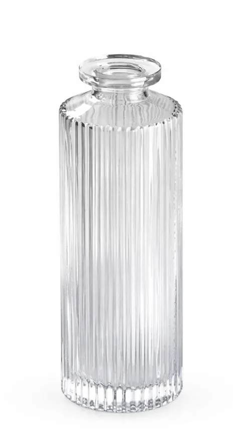 NILDA BUD RIBBED VASE 5.5"