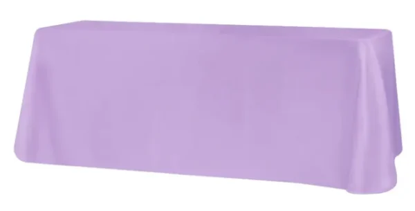 LAVENDER RECTANGULAR POLYESTER TABLECLOTH 90" X 156"