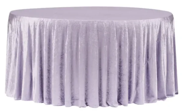 WISTERIA ROUND VELVET TABLECLOTH 120"