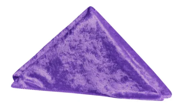 PURPLE VELVET NAPKIN