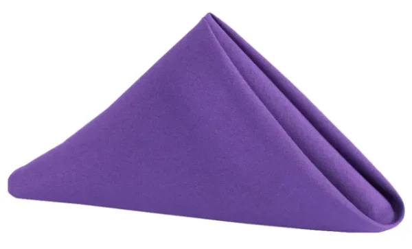 SERVIETTE DE TABLE EN POLYESTER MAUVE