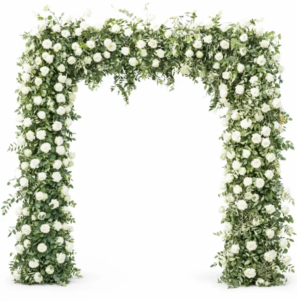 SILK FLORAL ARCH WITH SQUARE TOP