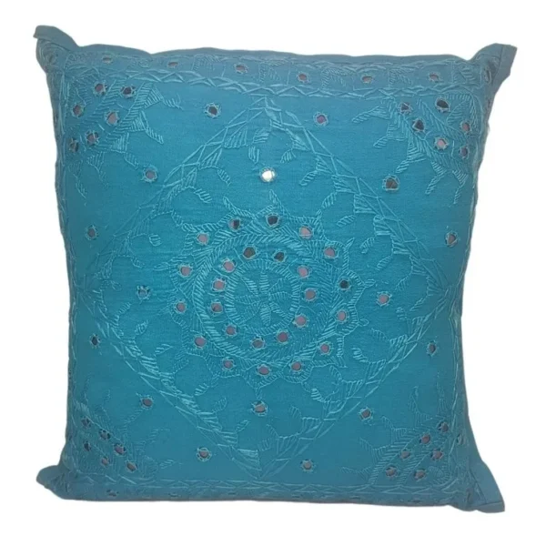 COUSSIN MOSAIQUE TURQUOISE