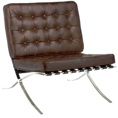 BROWN BARCELONA ARMCHAIR