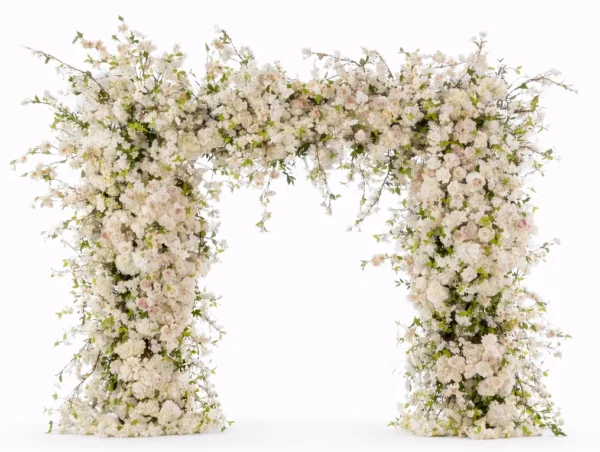 SILK FLORAL ARCH WITH SQUARE TOP
