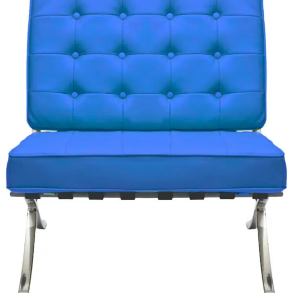 BLUE BARCELONA ARMCHAIR