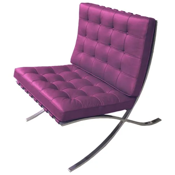 MAUVE BARCELONA ARMCHAIR
