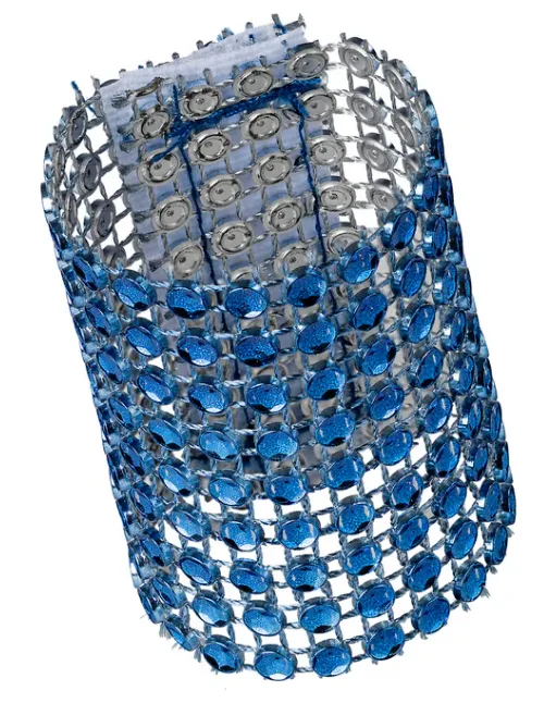 BLUE RHINESTONE NAPKIN RING