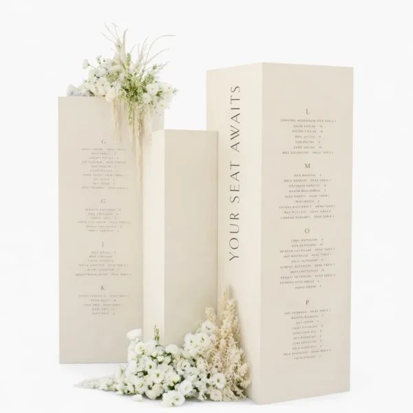 PILLARS SEATING CHART - MODEL 4
