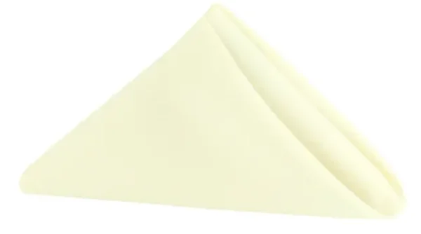 SERVIETTE DE TABLE EN POLYESTER IVOIRE