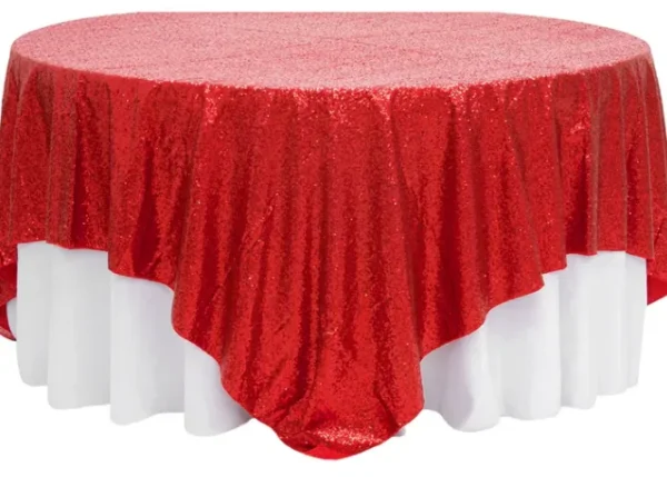 RED SEQUIN OVERLAY