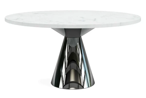 SILBER-WHITE LUXOR ROUND TABLE