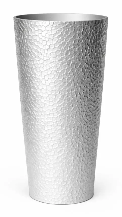 SILVER CROCODILE POT