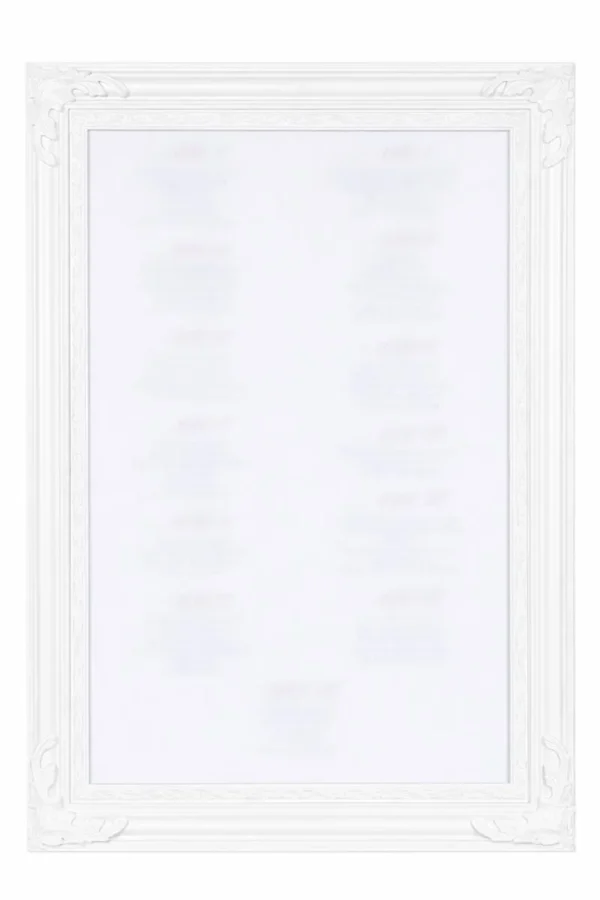 MERCER VINTAGE WHITE FRAME