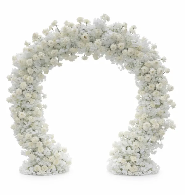 ROUND SILK FLORAL ARCH 360 DEGREES