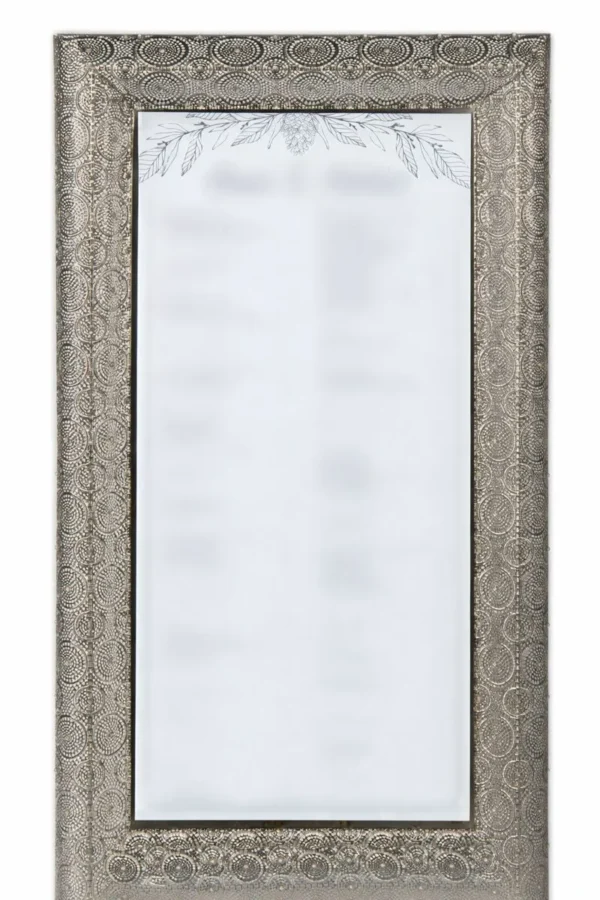 GUN METAL SILVER MIRROR