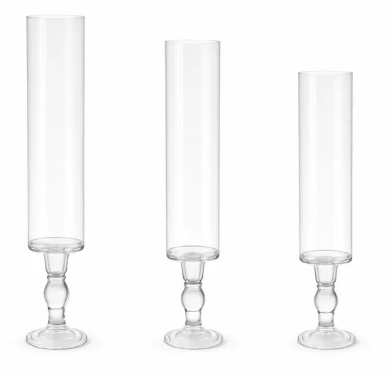 SOLENE TRIO CANDLE HOLDER WITH GLOBE