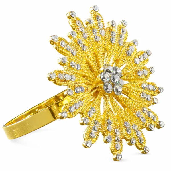 GOLD JACKIE NAPKIN RING