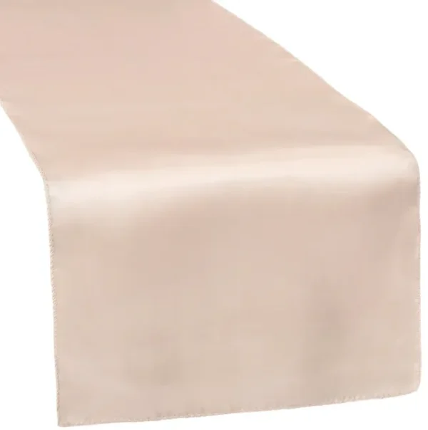 CHAMPAGNE SATIN TABLE RUNNER