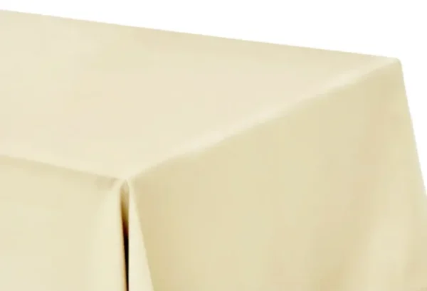 NUDE RECTANGULAR POLYESTER TABLECLOTH 90" X 156"