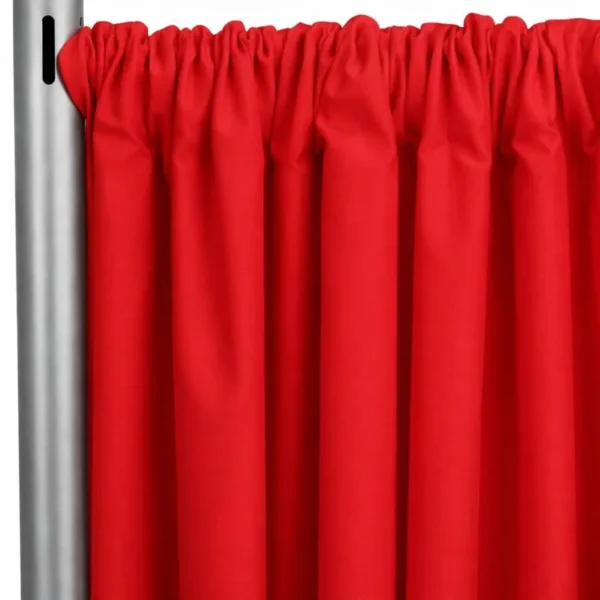 RED OPAQUE CURTAIN