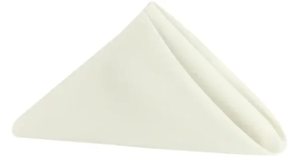 SERVIETTE DE TABLE EN POLYESTER IVOIRE PALE