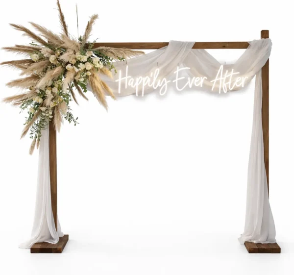 RUSTIC ARCH WITH POMPASS-SILK FLORALS