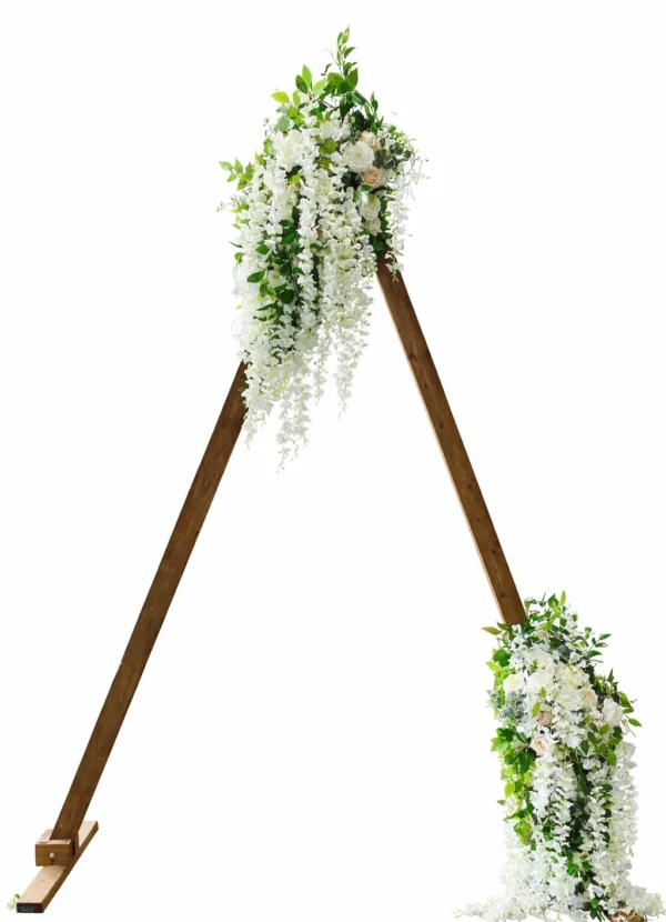 TRIANGLE RUSTIC ARCH WITH SILK FLORALS