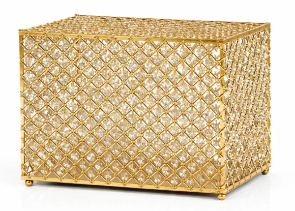 GOLD CRYSTAL MONEY BOX