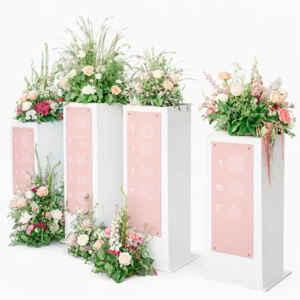 PILLARS SEATING CHART - MODEL 6