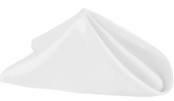 SERVIETTE DE TABLE EN SATIN IVOIRE PALE
