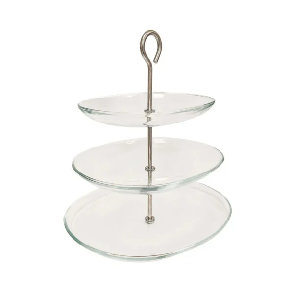 PLATEAU VERRE 3-ÉTAGES