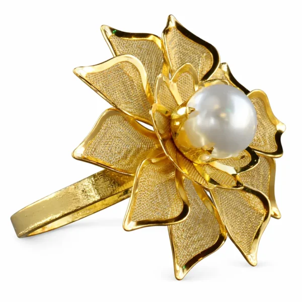 GOLD ZOEY NAPKIN RING
