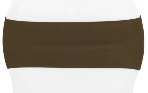 BOUCLE EN SPANDEX BRUN CHOCOLAT