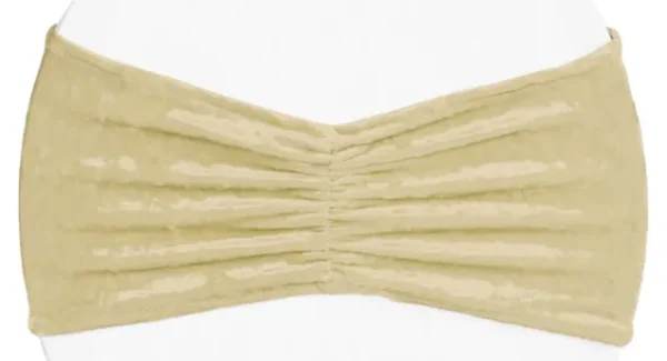 CHAMPAGNE VELVET BOW