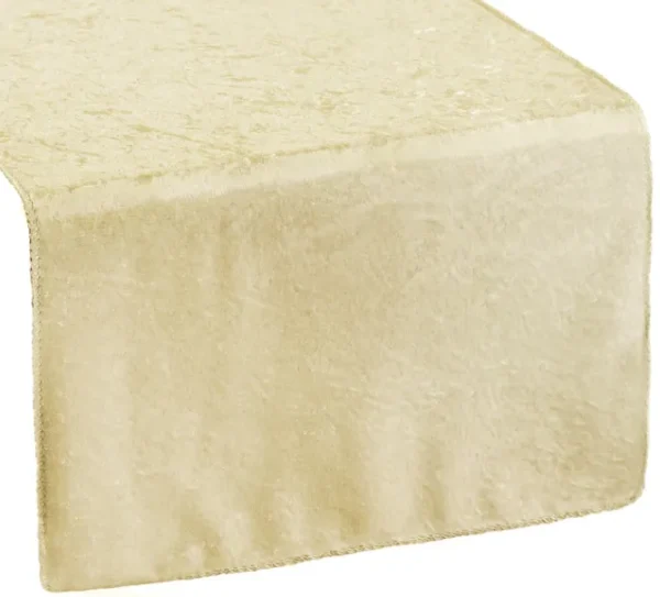 CHAMPAGNE VELVET TABLE RUNNER