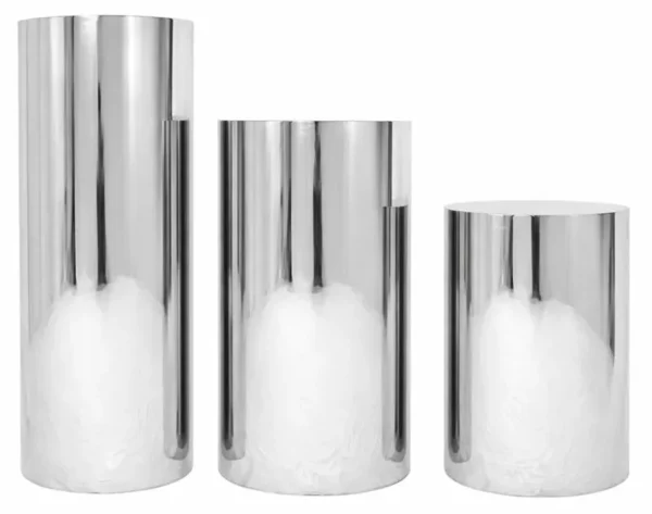 MAYA SILVER ROUND COLUMN 36"