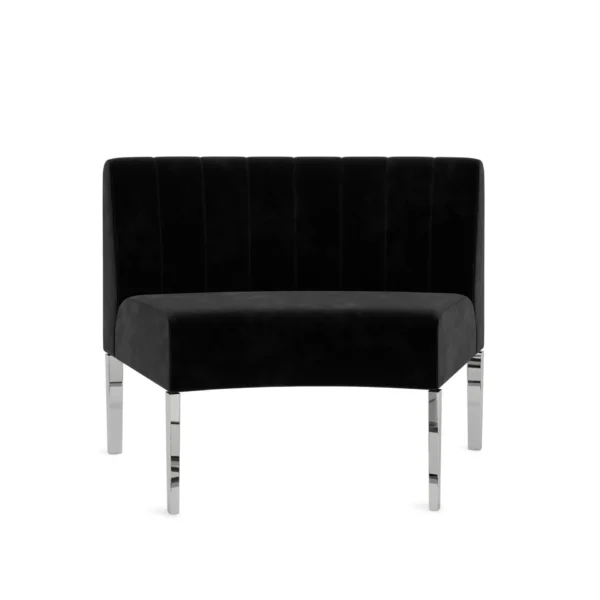 BLACK VELVET KINCAID INTERIOR SOFA