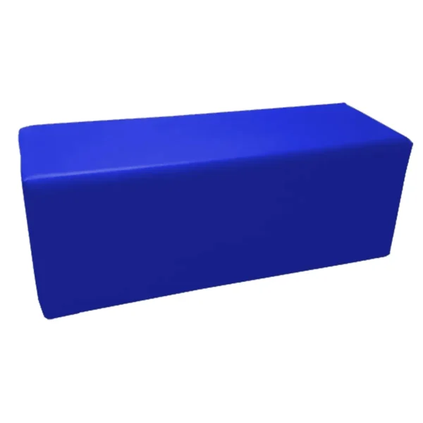 BLUE RECTANGULAR POUF 48"