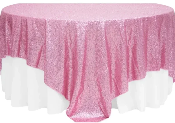 PINK SEQUIN OVERLAY