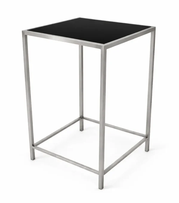 TABLE COCKTAIL MOSCOW ARGENT-NOIR