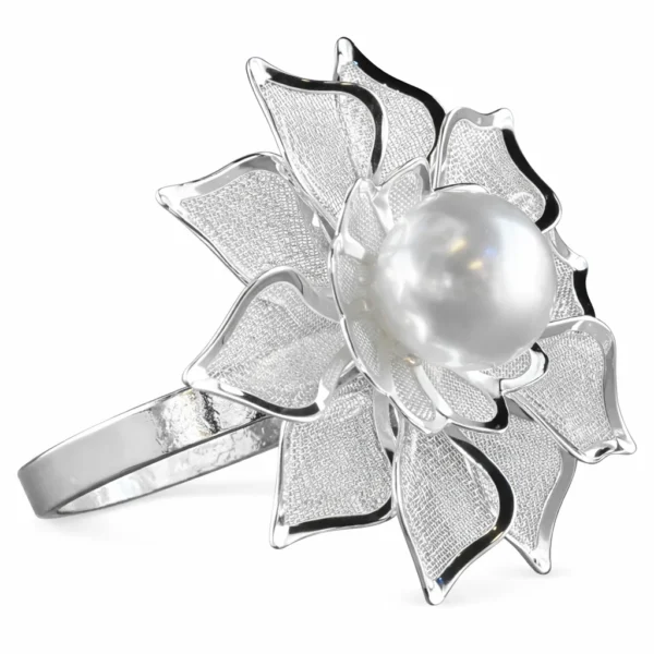 SILVER ZOEY NAPKIN RING