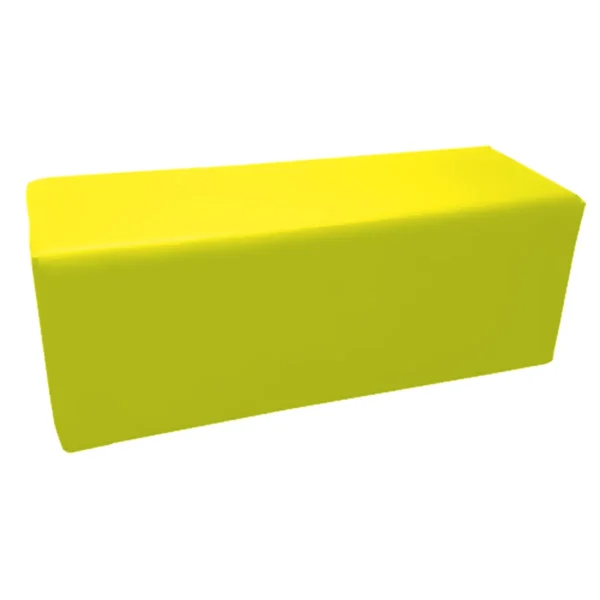 YELLOW RECTANGULAR POUF 48"