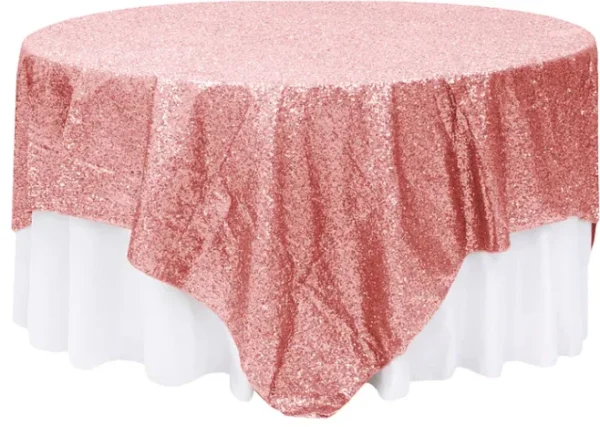 DUSTY ROSE SEQUIN OVERLAY