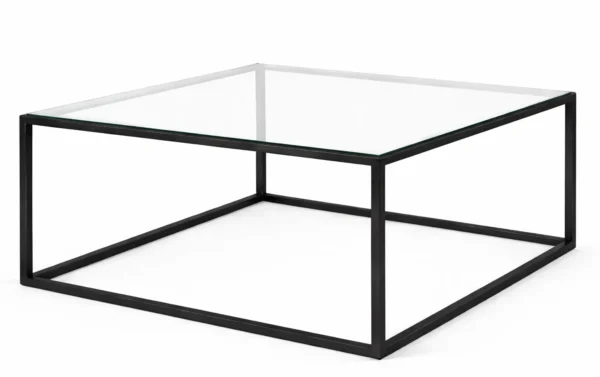 MOSCOW BLACK-CLEAR COFFEE TABLE